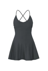 Grey active mini dress.