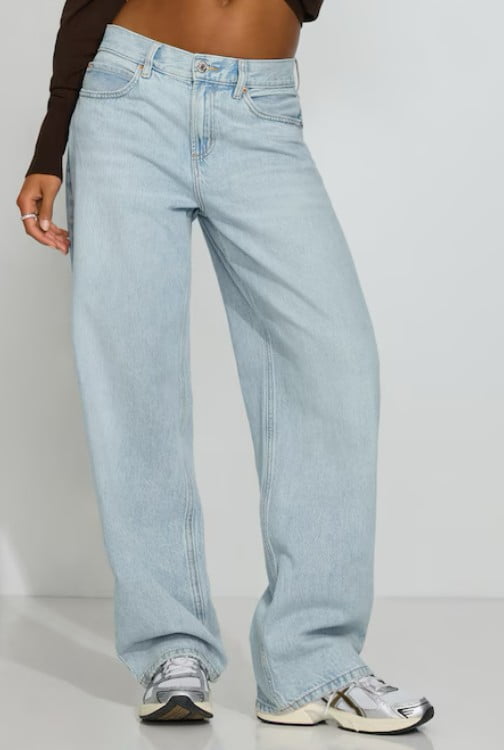 Low Rise Baggy Jeans