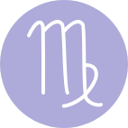 Purple Virgo symbol.