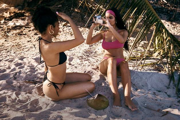 Models wearing Garage clothing.