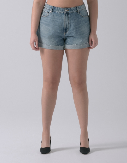 A model wears shorts.