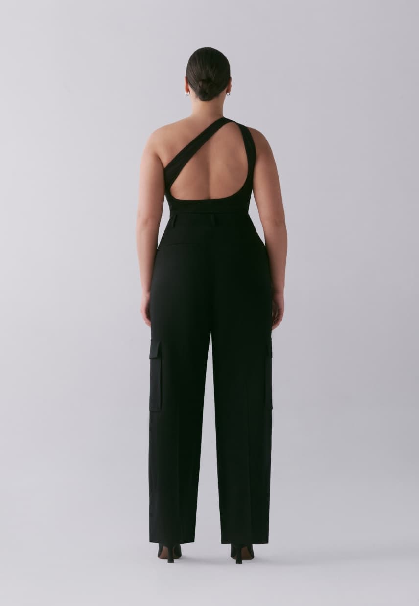 A model wears the Gemma cargo pants.