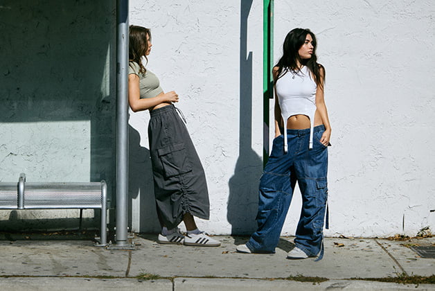 Models wearing Garage clothing.