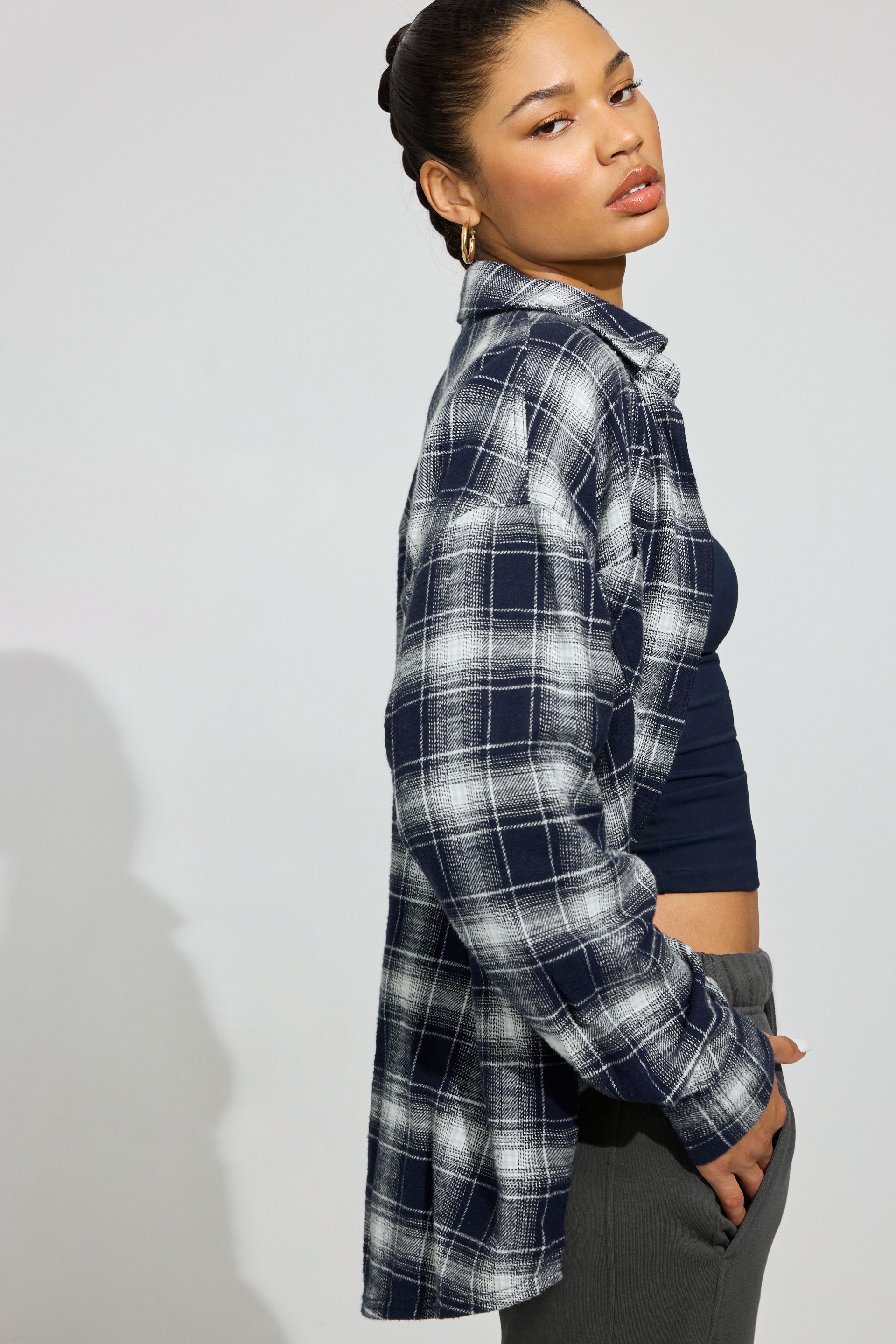 Noah Plaid Button-Up Shirt Blue | Garage